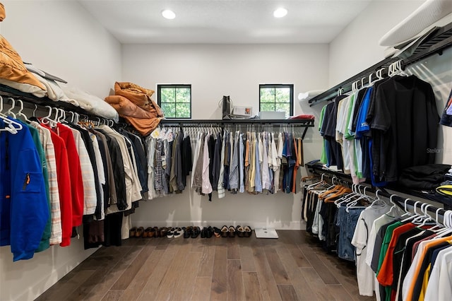 8113 Via Vittoria Way, Orlando, FL 32819 - spacious closet with wood finished floors