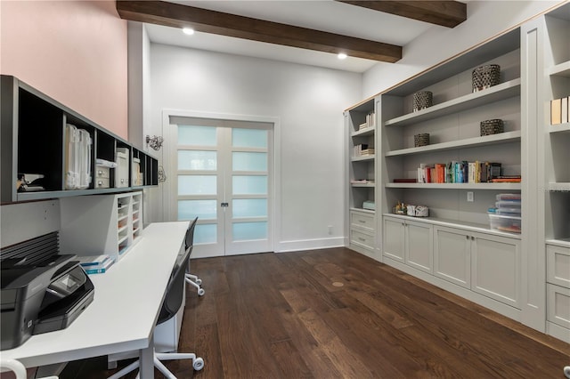 3428 Chaine Du Lac Blvd, Windermere, FL 34786 - office space featuring dark wood-type flooring and beam ceiling
