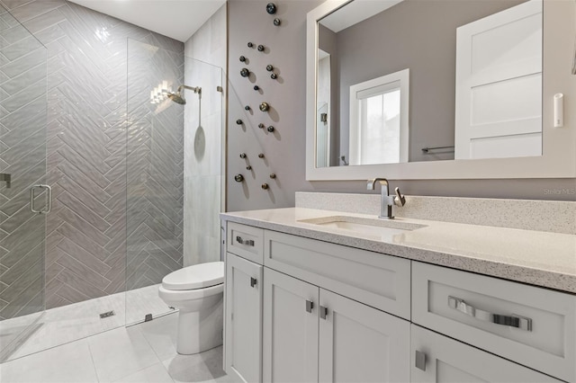 3428 Chaine Du Lac Blvd, Windermere, FL 34786 - full bath featuring vanity, a stall shower, and tile patterned floors