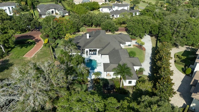 3428 Chaine Du Lac Blvd, Windermere, FL 34786 - aerial overview of property's location featuring nearby suburban area