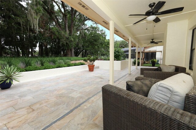 1364 Augusta National Blvd, Winter Springs, FL 32708 - view of patio with a ceiling fan