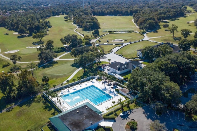1364 Augusta National Blvd, Winter Springs, FL 32708 - aerial overview of property's location with a pool and a golf club