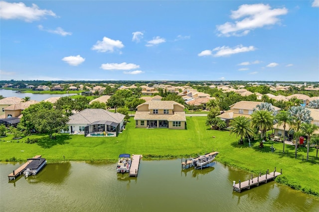 2631 Captains Ct, Kissimmee, FL 34746 - aerial view of residential area featuring a nearby body of water