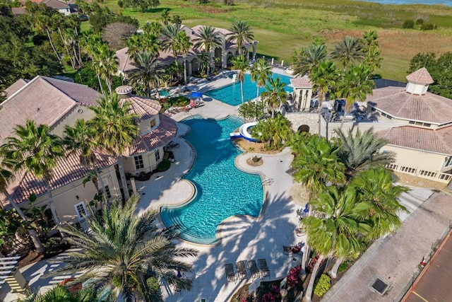 2631 Captains Ct, Kissimmee, FL 34746 - aerial view of a pool