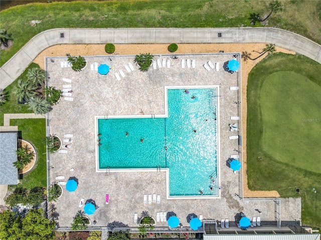 3944 Atrium Dr Unit 4, Orlando, FL 32822 - aerial view of a pool area