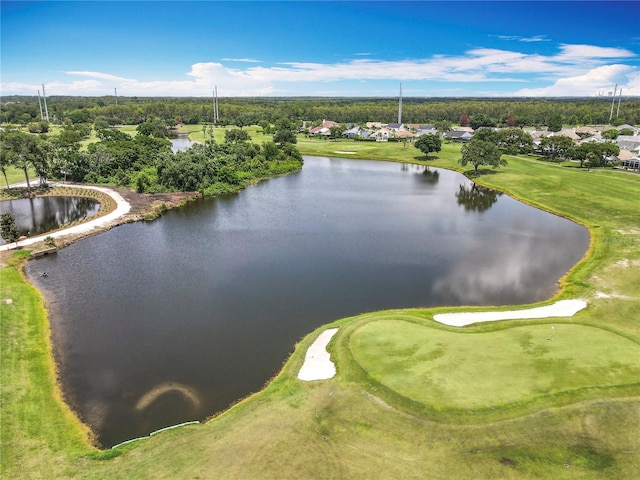 3944 Atrium Dr Unit 4, Orlando, FL 32822 - drone / aerial view of a nearby body of water, a golf course, and a tree filled landscape