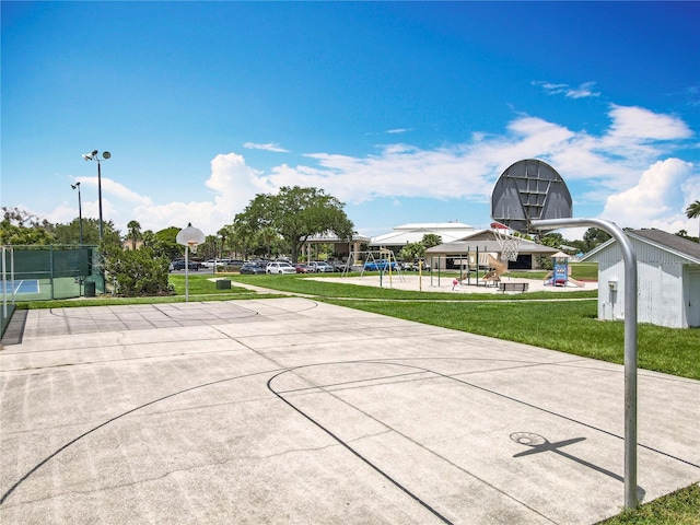 3944 Atrium Dr Unit 4, Orlando, FL 32822 - view of basketball court with community basketball court and a gazebo