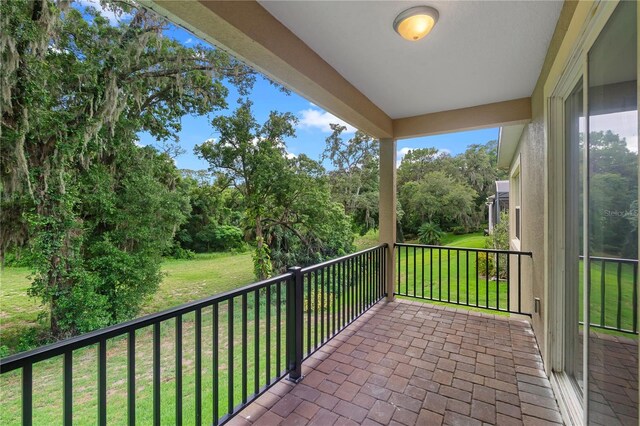 1812 Stoneywood Way, Apopka, FL 32712 - balcony with view of wooded area