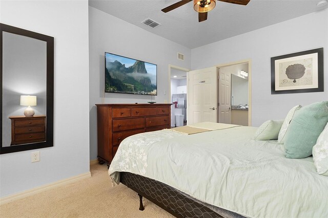 3203 Oyster Ln, Kissimmee, FL 34747 - carpeted bedroom featuring baseboards and a ceiling fan