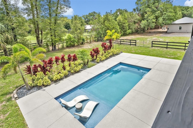 2459 Mcgregor Oaks Ln, Deland, FL 32720 - view of swimming pool with view of wooded area