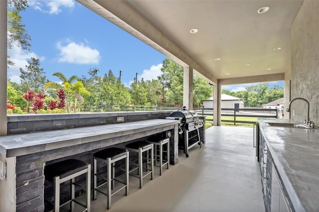 2459 Mcgregor Oaks Ln, Deland, FL 32720 - view of patio / terrace featuring grilling area