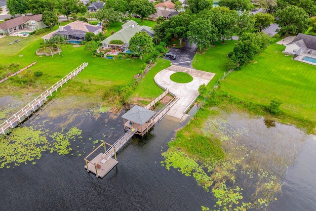 10241 Pointview Ct, Orlando, FL 32836 - aerial view of residential area featuring a nearby body of water