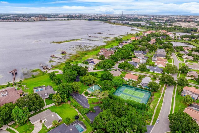 10241 Pointview Ct, Orlando, FL 32836 - aerial view of residential area featuring a nearby body of water