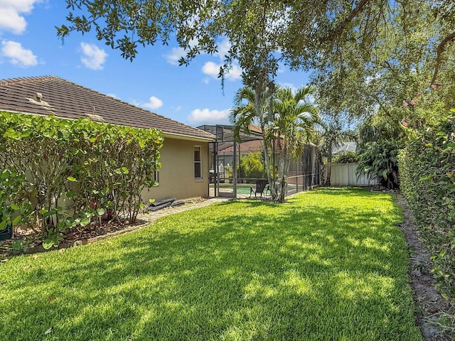 3307 Kentshire Blvd, Ocoee, FL 34761 - view of yard with a lanai