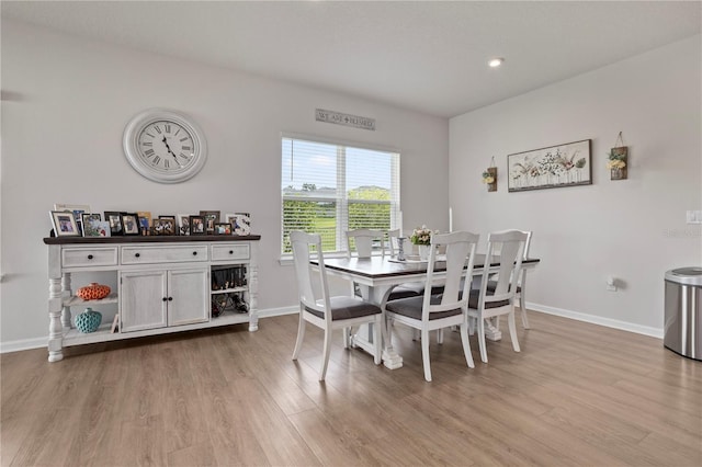 2168 Aibonito Cir, Clermont, FL 34711 - dining space featuring light wood-style flooring and recessed lighting