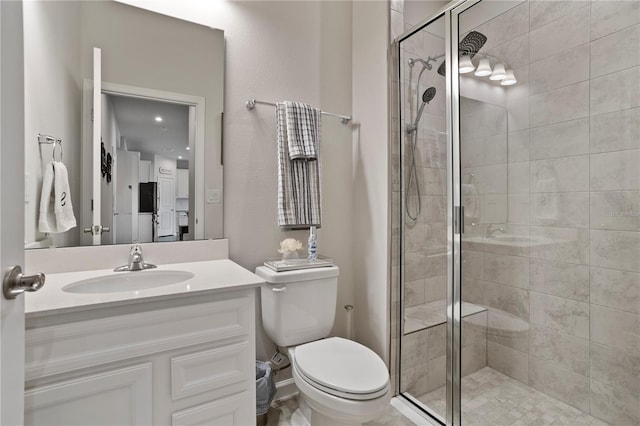 2168 Aibonito Cir, Clermont, FL 34711 - bathroom featuring vanity and a stall shower