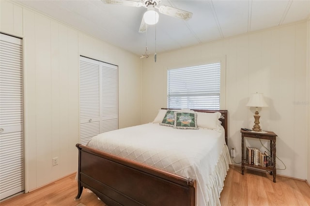 142 Florence Blvd, Debary, FL 32713 - bedroom featuring light wood finished floors and a ceiling fan