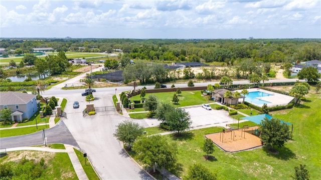 130 Claire Ln, Davenport, FL 33837 - bird's eye view of a pool area