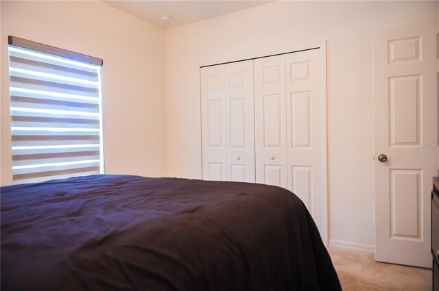 130 Claire Ln, Davenport, FL 33837 - bedroom with light colored carpet and a closet