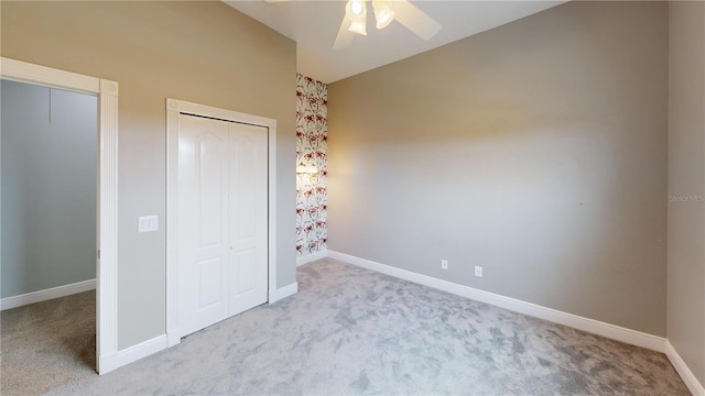 10809 Arrowtree Blvd, Clermont, FL 34715 - unfurnished bedroom featuring carpet flooring, baseboards, and ceiling fan