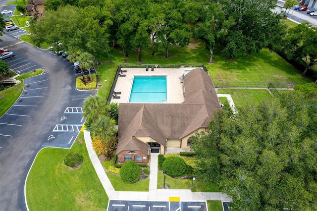 420 Forestway Cir Unit 206, Altamonte Springs, FL 32701 - drone / aerial view of a pool area