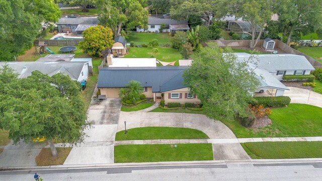 3405 Werber St, Orlando, FL 32806 - aerial perspective of suburban area