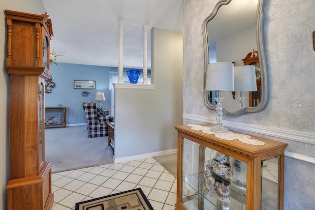 3405 Werber St, Orlando, FL 32806 - corridor featuring light carpet