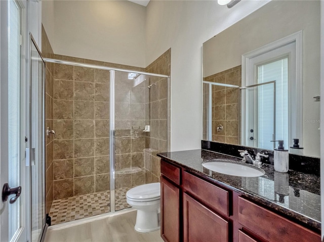 8047 Chilton Dr, Orlando, FL 32836 - full bath with vanity, toilet, and a stall shower