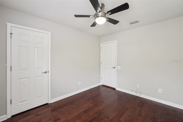 10124 Westpark Preserve Blvd, Tampa, FL 33625 - spare room featuring baseboards, wood finished floors, and a ceiling fan