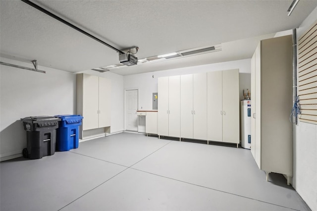 10124 Westpark Preserve Blvd, Tampa, FL 33625 - garage with a garage door opener, electric water heater, and electric panel