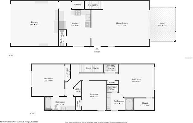 10124 Westpark Preserve Blvd, Tampa, FL 33625 - property floor plan
