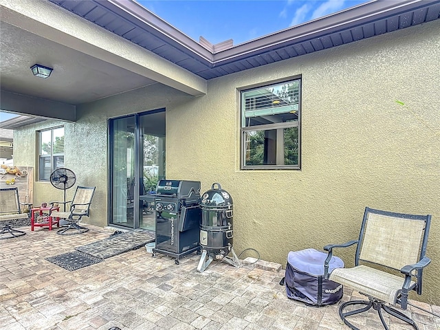 view of patio / terrace featuring grilling area
