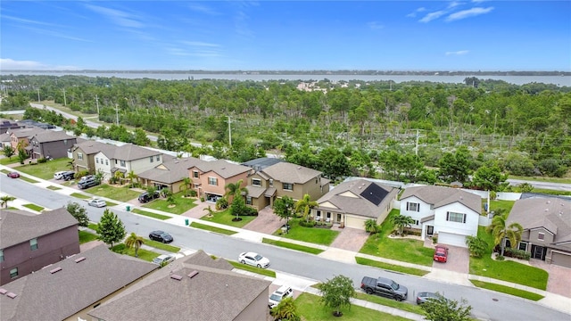 aerial view of residential area