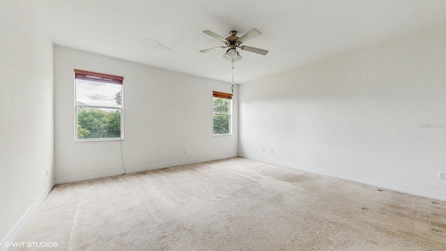 579 Setting Sun Dr, Winter Garden, FL 34787 - empty room with a ceiling fan, carpet floors, and baseboards