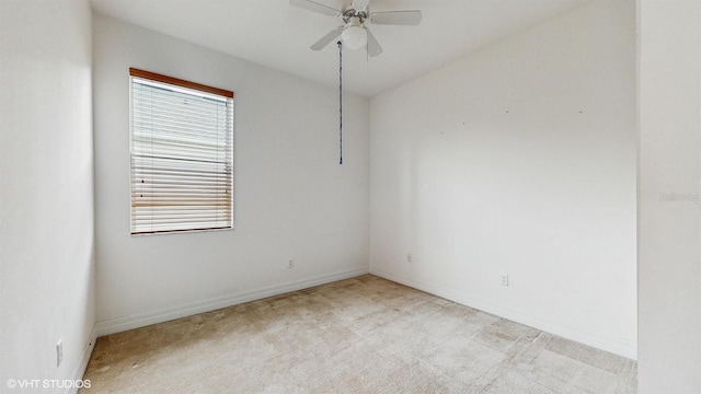 579 Setting Sun Dr, Winter Garden, FL 34787 - empty room featuring carpet flooring, healthy amount of natural light, a ceiling fan, and baseboards