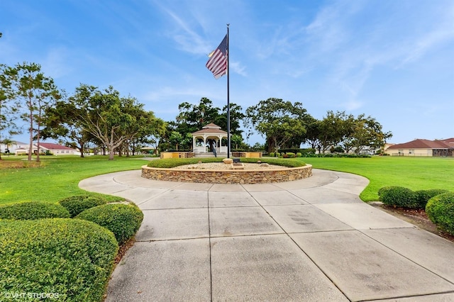 579 Setting Sun Dr, Winter Garden, FL 34787 - view of community featuring a gazebo and a lawn
