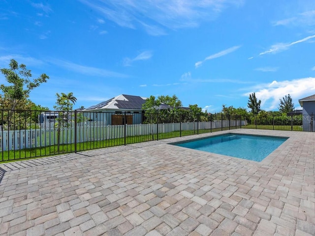 9257 King Hill St, Port Charlotte, FL 33981 - view of pool with a patio area and a fenced backyard