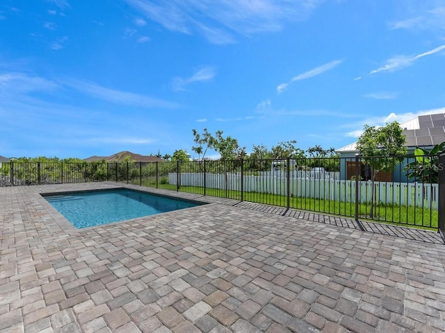 9257 King Hill St, Port Charlotte, FL 33981 - view of swimming pool featuring a fenced backyard and a patio