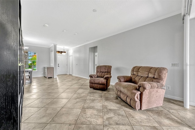 2681 Cabernet Cir, Ocoee, FL 34761 - sitting room with ornamental molding and baseboards