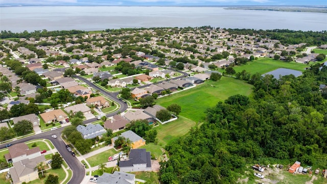 2681 Cabernet Cir, Ocoee, FL 34761 - aerial view of property and surrounding area with a nearby body of water and nearby suburban area