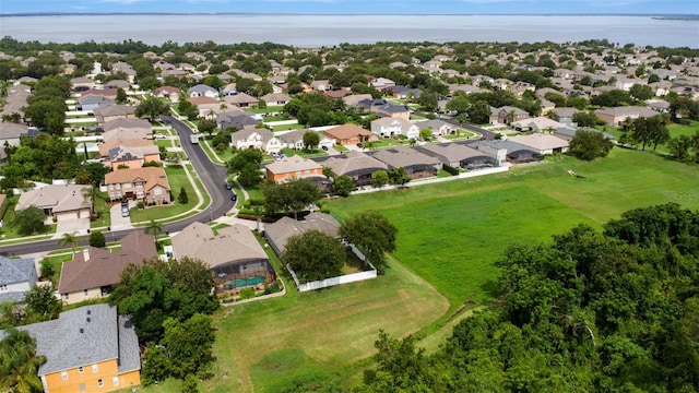 2681 Cabernet Cir, Ocoee, FL 34761 - aerial view of property's location with nearby suburban area and a large body of water