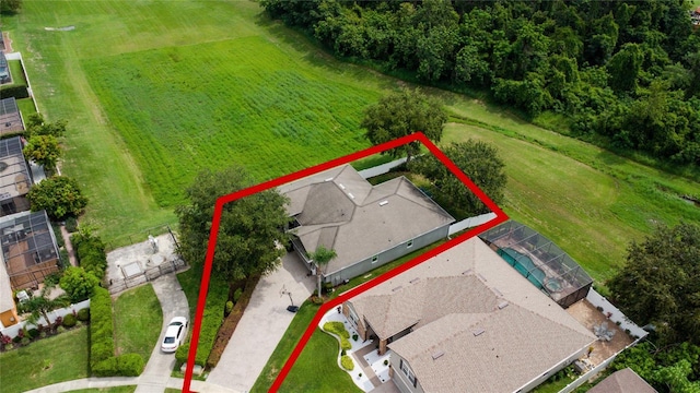 2681 Cabernet Cir, Ocoee, FL 34761 - aerial view of property's location with property parcel outlined