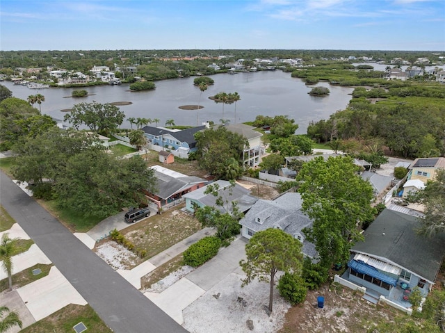 135 Florida Blvd, Crystal Beach, FL 34681 - aerial perspective of suburban area with a large body of water