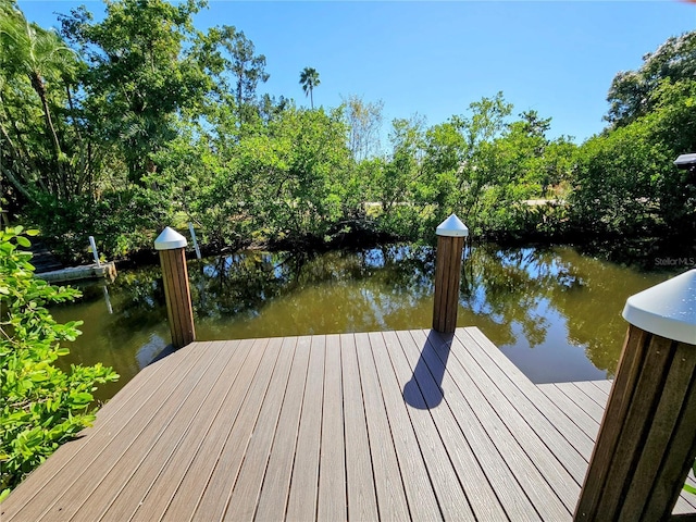 2408 Nassau St, Sarasota, FL 34231 - dock area featuring a water view
