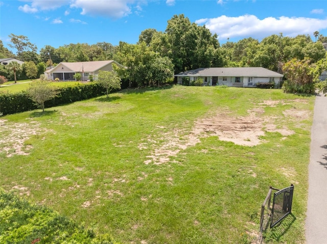 12130 Lakeshore Dr, Clermont, FL 34711 - view of yard with driveway and view of scattered trees
