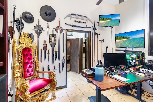 9774 Bohart Ct, Orlando, FL 32836 - office area featuring tile patterned flooring