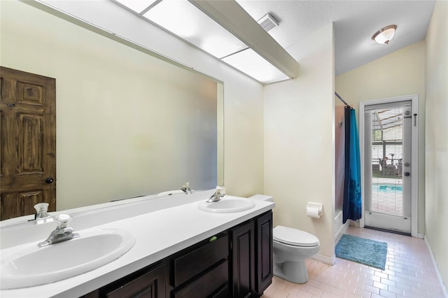 9774 Bohart Ct, Orlando, FL 32836 - bathroom with tile patterned floors and double vanity