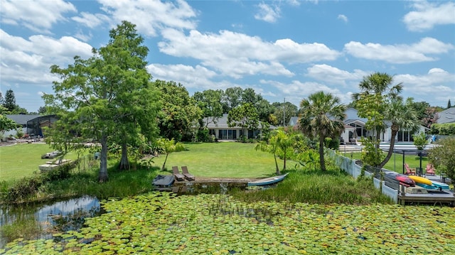 8473 Granada Blvd, Orlando, FL 32836 - view of property's community featuring a lawn