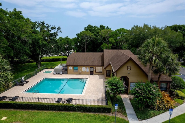 420 Forestway Cir Unit 306, Altamonte Springs, FL 32701 - community pool featuring a patio