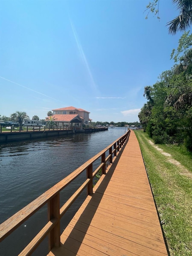 4865 S Tromp Loop, Homosassa, FL 34448 - dock area with a water view